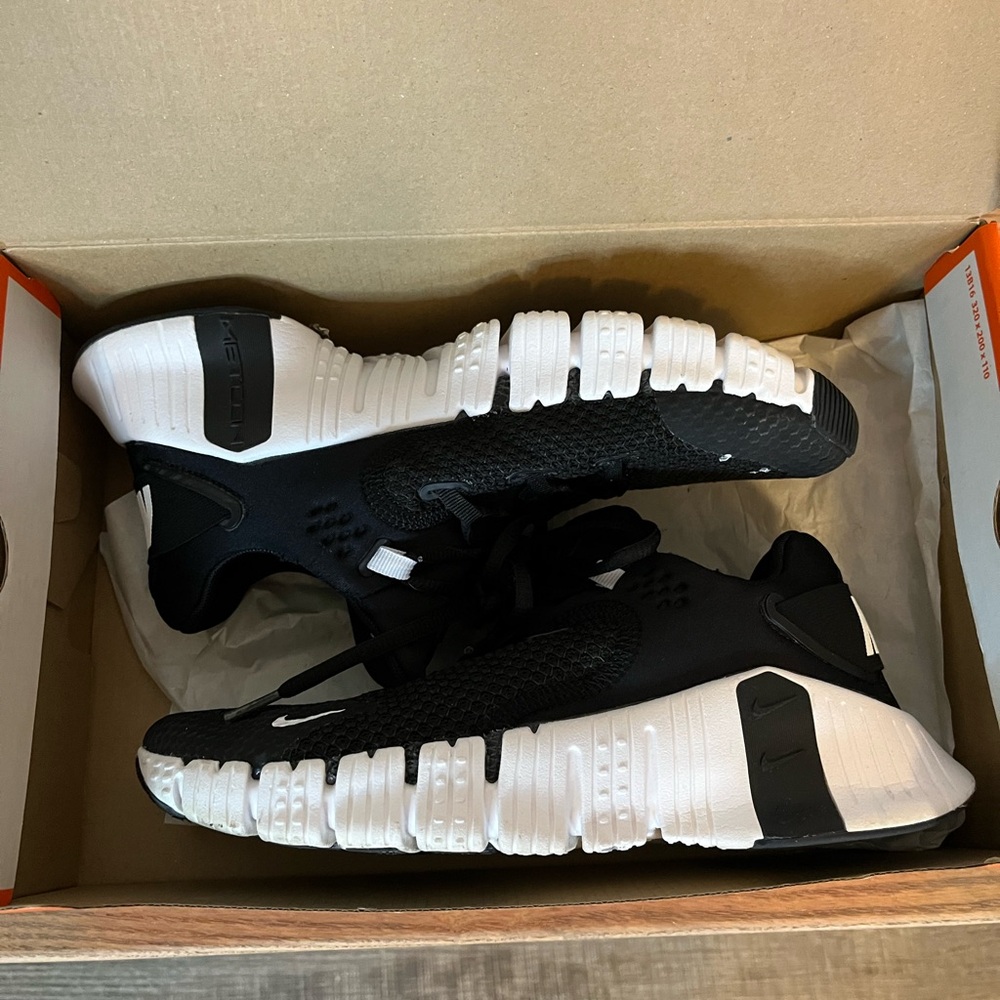 Nike Bright Orange Shoe Box with Swoosh